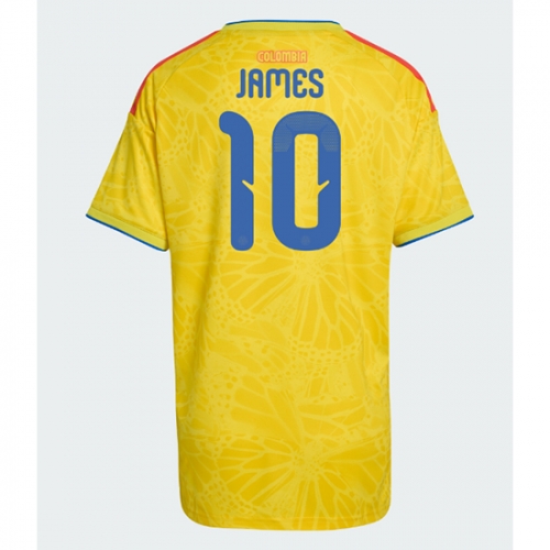 Billige Fotballdrakt Colombia James Rodriguez #10 Replika Hjemmedrakt Dame VM 2026 Kortermet Billige Fotballdrakt Colombia James Rodriguez #10 Replika Hjemmedrakt Dame VM 2026 Kortermet